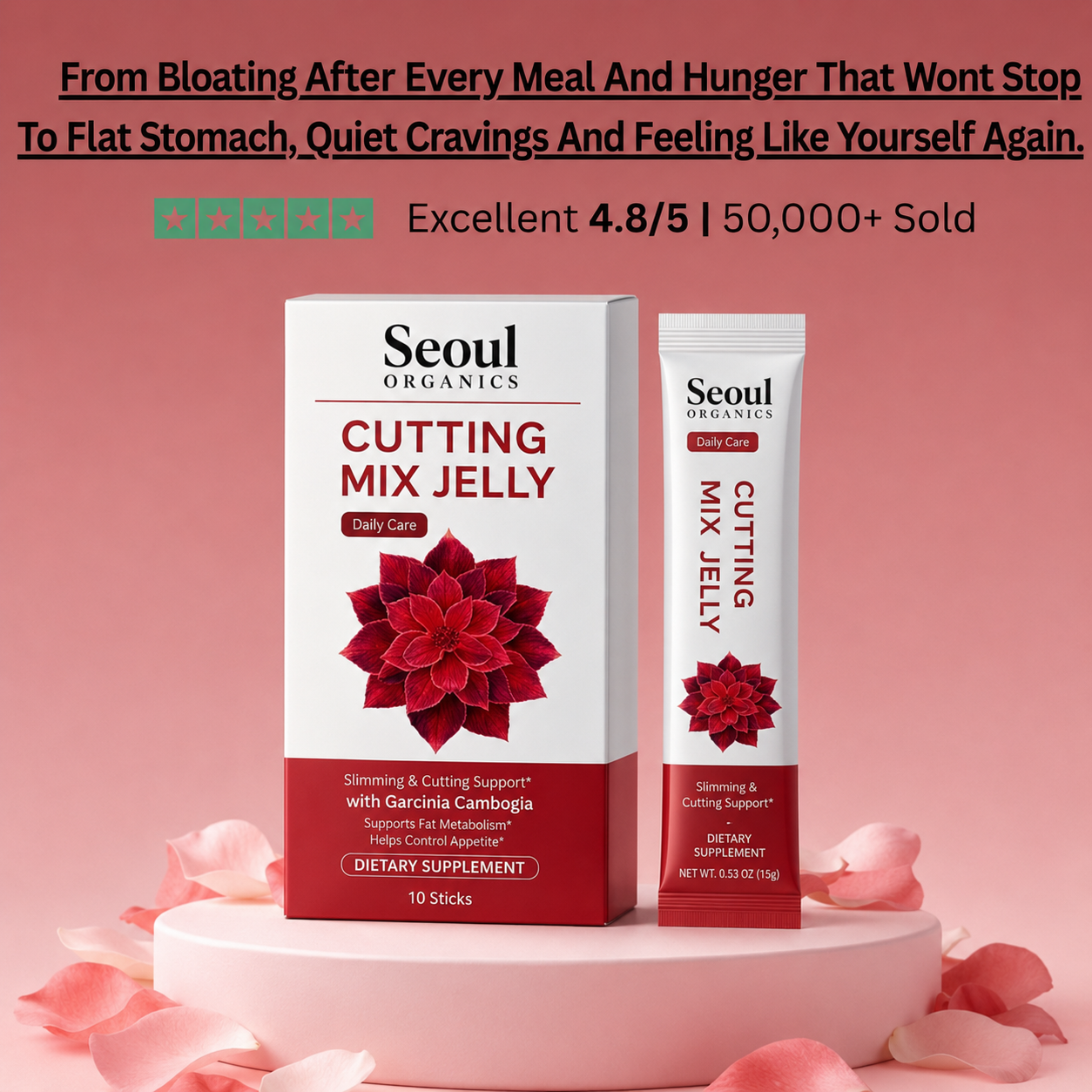 Korean Cutting Jelly — Flat Belly & Craving Control Sachets
